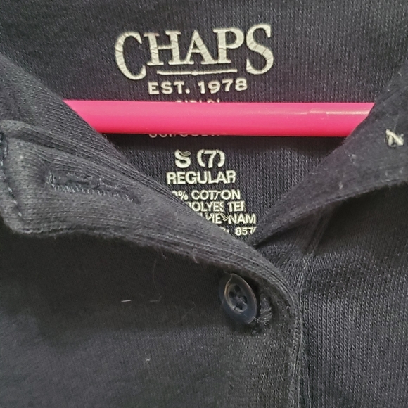 Chaps Navy Uniform Dress Size 7 - Picture 2 of 3